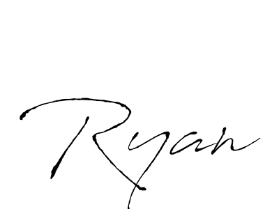 How to make Ryan name signature. Use Antro_Vectra style for creating short signs online. This is the latest handwritten sign. Ryan signature style 6 images and pictures png