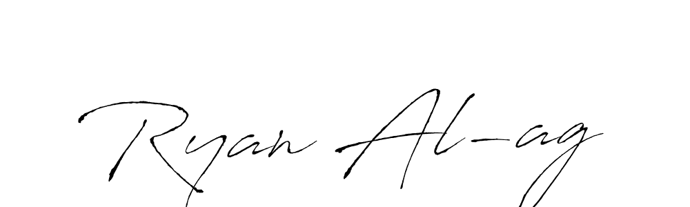 Create a beautiful signature design for name Ryan Al-ag. With this signature (Antro_Vectra) fonts, you can make a handwritten signature for free. Ryan Al-ag signature style 6 images and pictures png