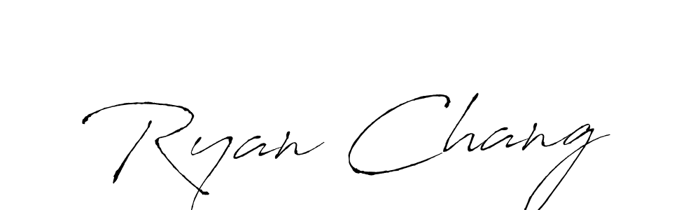 Similarly Antro_Vectra is the best handwritten signature design. Signature creator online .You can use it as an online autograph creator for name Ryan Chang. Ryan Chang signature style 6 images and pictures png