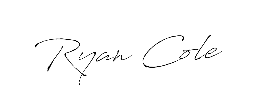 Make a beautiful signature design for name Ryan Cole. With this signature (Antro_Vectra) style, you can create a handwritten signature for free. Ryan Cole signature style 6 images and pictures png