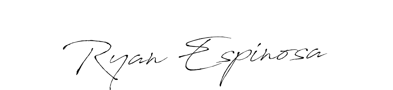 Also we have Ryan Espinosa name is the best signature style. Create professional handwritten signature collection using Antro_Vectra autograph style. Ryan Espinosa signature style 6 images and pictures png