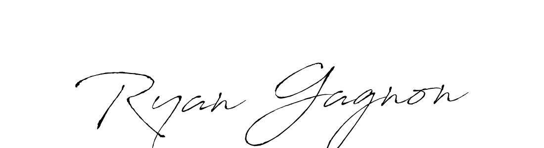 Create a beautiful signature design for name Ryan Gagnon. With this signature (Antro_Vectra) fonts, you can make a handwritten signature for free. Ryan Gagnon signature style 6 images and pictures png