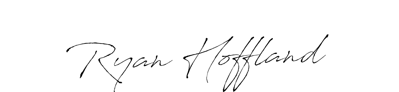 How to make Ryan Hoffland name signature. Use Antro_Vectra style for creating short signs online. This is the latest handwritten sign. Ryan Hoffland signature style 6 images and pictures png