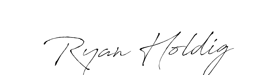 The best way (Antro_Vectra) to make a short signature is to pick only two or three words in your name. The name Ryan Holdig include a total of six letters. For converting this name. Ryan Holdig signature style 6 images and pictures png