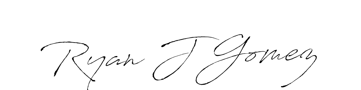 How to Draw Ryan J Gomez signature style? Antro_Vectra is a latest design signature styles for name Ryan J Gomez. Ryan J Gomez signature style 6 images and pictures png