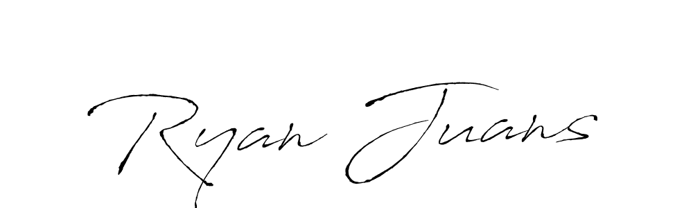 Ryan Juans stylish signature style. Best Handwritten Sign (Antro_Vectra) for my name. Handwritten Signature Collection Ideas for my name Ryan Juans. Ryan Juans signature style 6 images and pictures png