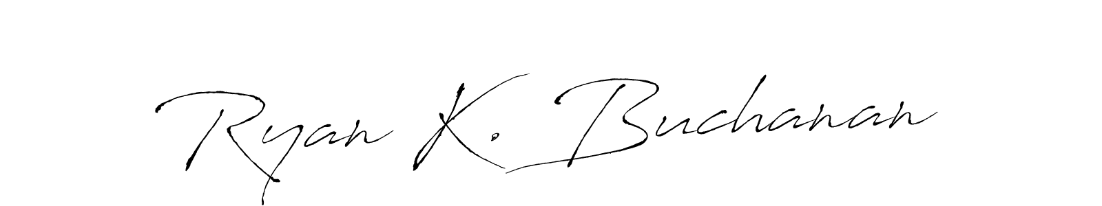 Once you've used our free online signature maker to create your best signature Antro_Vectra style, it's time to enjoy all of the benefits that Ryan K. Buchanan name signing documents. Ryan K. Buchanan signature style 6 images and pictures png