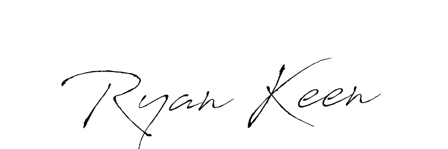 Make a beautiful signature design for name Ryan Keen. With this signature (Antro_Vectra) style, you can create a handwritten signature for free. Ryan Keen signature style 6 images and pictures png