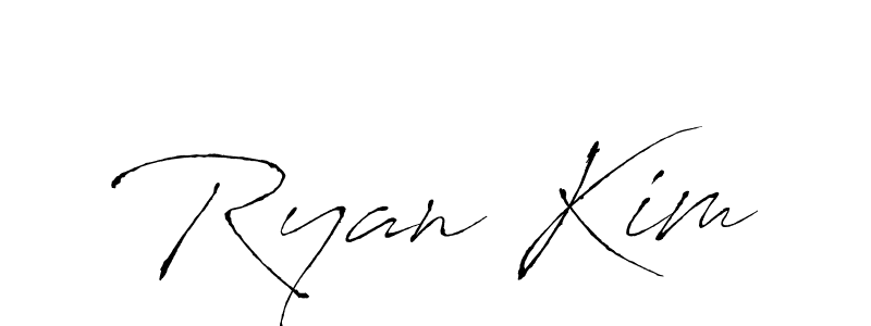 Make a beautiful signature design for name Ryan Kim. With this signature (Antro_Vectra) style, you can create a handwritten signature for free. Ryan Kim signature style 6 images and pictures png
