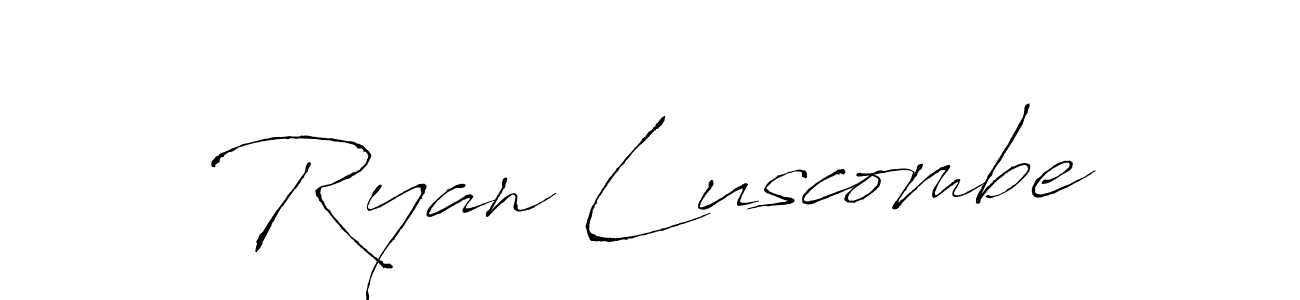 Use a signature maker to create a handwritten signature online. With this signature software, you can design (Antro_Vectra) your own signature for name Ryan Luscombe. Ryan Luscombe signature style 6 images and pictures png