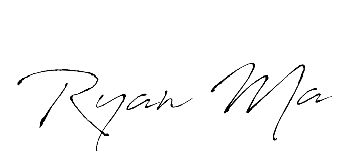 Make a beautiful signature design for name Ryan Ma. With this signature (Antro_Vectra) style, you can create a handwritten signature for free. Ryan Ma signature style 6 images and pictures png