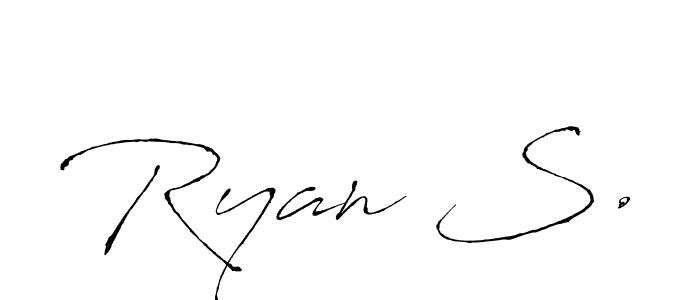 Similarly Antro_Vectra is the best handwritten signature design. Signature creator online .You can use it as an online autograph creator for name Ryan S.. Ryan S. signature style 6 images and pictures png