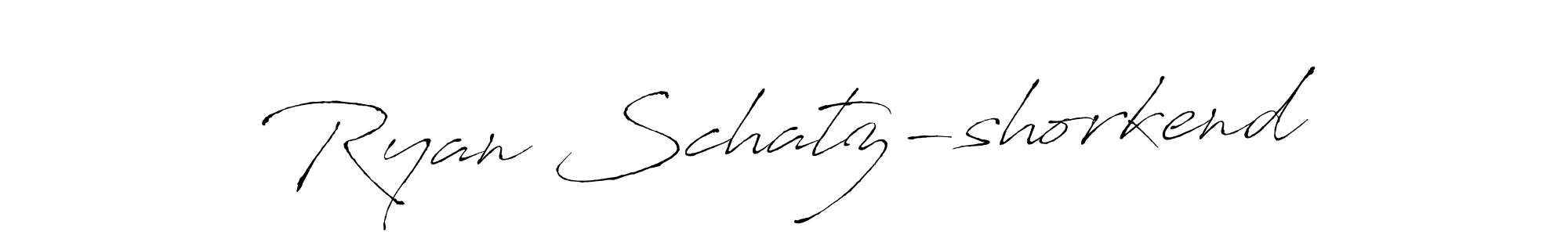 Antro_Vectra is a professional signature style that is perfect for those who want to add a touch of class to their signature. It is also a great choice for those who want to make their signature more unique. Get Ryan Schatz-shorkend name to fancy signature for free. Ryan Schatz-shorkend signature style 6 images and pictures png