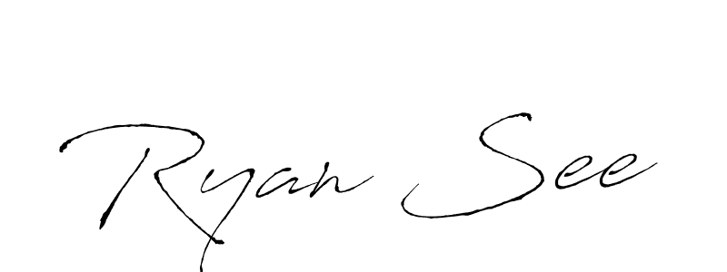 Make a beautiful signature design for name Ryan See. With this signature (Antro_Vectra) style, you can create a handwritten signature for free. Ryan See signature style 6 images and pictures png