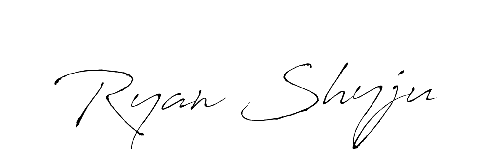 The best way (Antro_Vectra) to make a short signature is to pick only two or three words in your name. The name Ryan Shyju include a total of six letters. For converting this name. Ryan Shyju signature style 6 images and pictures png