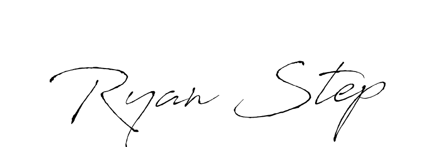 Use a signature maker to create a handwritten signature online. With this signature software, you can design (Antro_Vectra) your own signature for name Ryan Step. Ryan Step signature style 6 images and pictures png