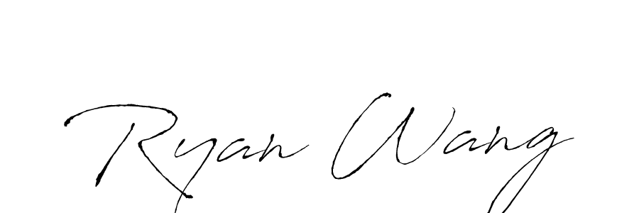Use a signature maker to create a handwritten signature online. With this signature software, you can design (Antro_Vectra) your own signature for name Ryan Wang. Ryan Wang signature style 6 images and pictures png