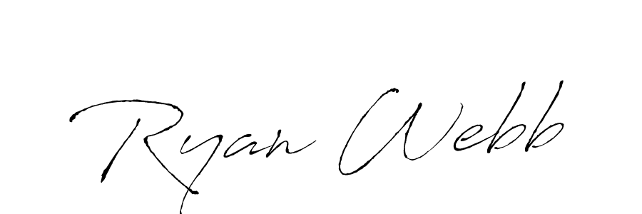 How to make Ryan Webb signature? Antro_Vectra is a professional autograph style. Create handwritten signature for Ryan Webb name. Ryan Webb signature style 6 images and pictures png