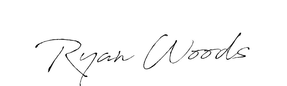 Design your own signature with our free online signature maker. With this signature software, you can create a handwritten (Antro_Vectra) signature for name Ryan Woods. Ryan Woods signature style 6 images and pictures png