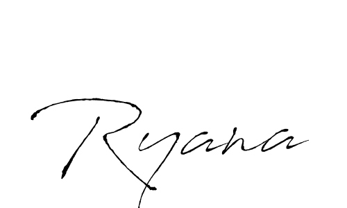 The best way (Antro_Vectra) to make a short signature is to pick only two or three words in your name. The name Ryana include a total of six letters. For converting this name. Ryana signature style 6 images and pictures png