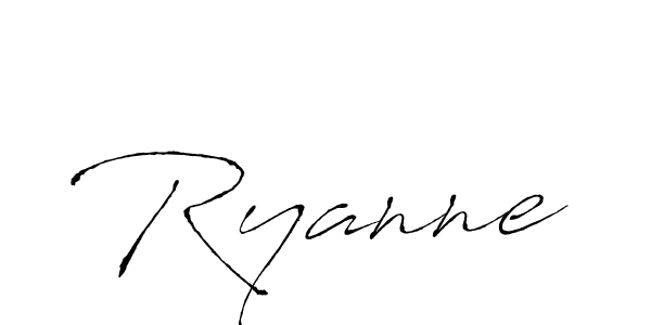 Also we have Ryanne name is the best signature style. Create professional handwritten signature collection using Antro_Vectra autograph style. Ryanne signature style 6 images and pictures png