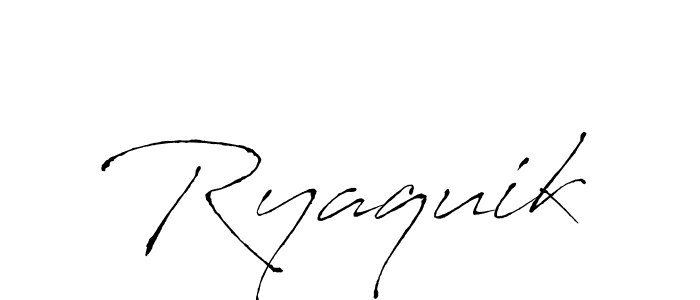 It looks lik you need a new signature style for name Ryaquik. Design unique handwritten (Antro_Vectra) signature with our free signature maker in just a few clicks. Ryaquik signature style 6 images and pictures png