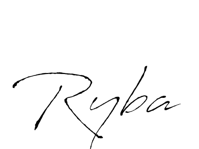 if you are searching for the best signature style for your name Ryba. so please give up your signature search. here we have designed multiple signature styles  using Antro_Vectra. Ryba signature style 6 images and pictures png