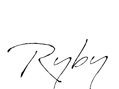How to Draw Ryby signature style? Antro_Vectra is a latest design signature styles for name Ryby. Ryby signature style 6 images and pictures png