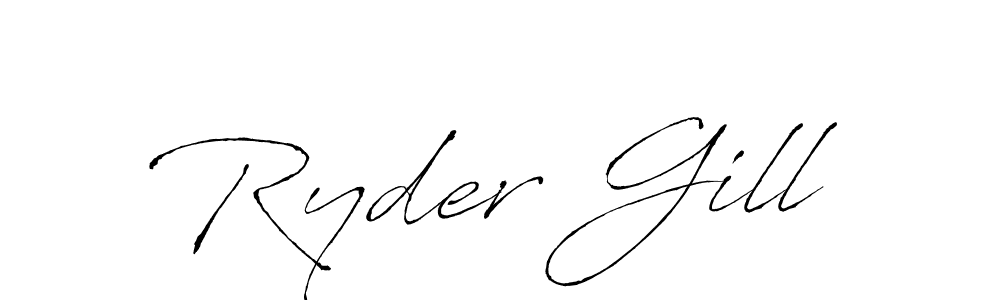 Antro_Vectra is a professional signature style that is perfect for those who want to add a touch of class to their signature. It is also a great choice for those who want to make their signature more unique. Get Ryder Gill name to fancy signature for free. Ryder Gill signature style 6 images and pictures png