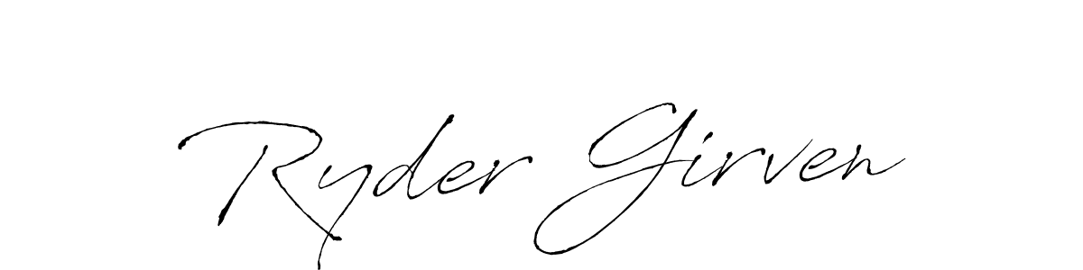 You should practise on your own different ways (Antro_Vectra) to write your name (Ryder Girven) in signature. don't let someone else do it for you. Ryder Girven signature style 6 images and pictures png