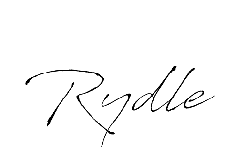 Create a beautiful signature design for name Rydle. With this signature (Antro_Vectra) fonts, you can make a handwritten signature for free. Rydle signature style 6 images and pictures png