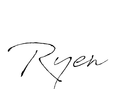 How to Draw Ryen signature style? Antro_Vectra is a latest design signature styles for name Ryen. Ryen signature style 6 images and pictures png