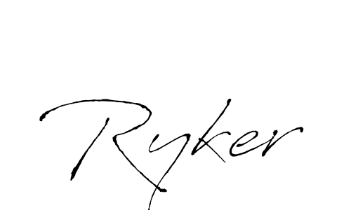 How to make Ryker name signature. Use Antro_Vectra style for creating short signs online. This is the latest handwritten sign. Ryker signature style 6 images and pictures png