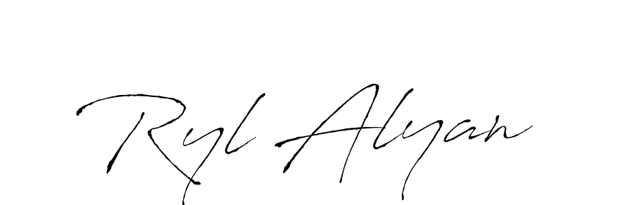 if you are searching for the best signature style for your name Ryl Alyan. so please give up your signature search. here we have designed multiple signature styles  using Antro_Vectra. Ryl Alyan signature style 6 images and pictures png