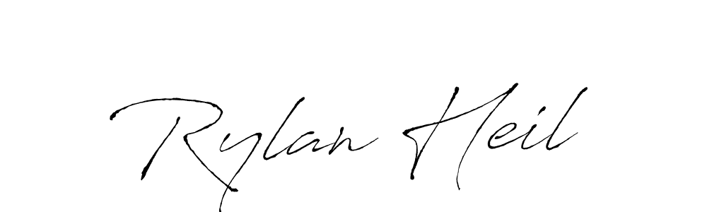 Create a beautiful signature design for name Rylan Heil. With this signature (Antro_Vectra) fonts, you can make a handwritten signature for free. Rylan Heil signature style 6 images and pictures png