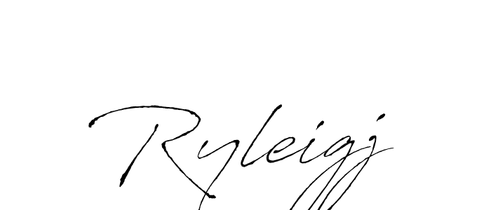 Ryleigj stylish signature style. Best Handwritten Sign (Antro_Vectra) for my name. Handwritten Signature Collection Ideas for my name Ryleigj. Ryleigj signature style 6 images and pictures png