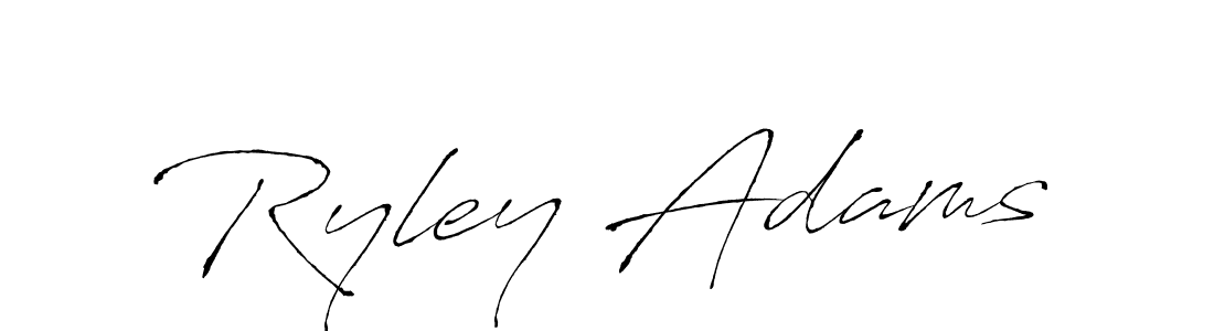 How to make Ryley Adams signature? Antro_Vectra is a professional autograph style. Create handwritten signature for Ryley Adams name. Ryley Adams signature style 6 images and pictures png