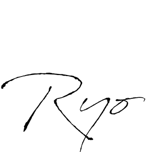 Make a beautiful signature design for name Ryo. Use this online signature maker to create a handwritten signature for free. Ryo signature style 6 images and pictures png