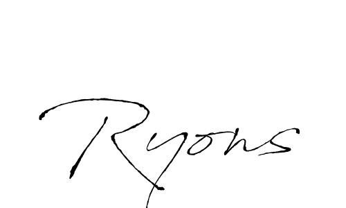 It looks lik you need a new signature style for name Ryons. Design unique handwritten (Antro_Vectra) signature with our free signature maker in just a few clicks. Ryons signature style 6 images and pictures png