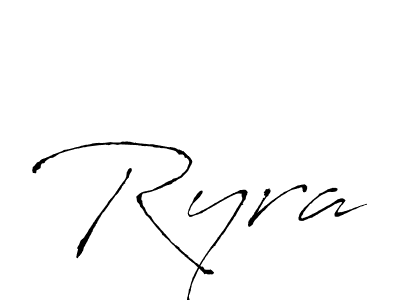 Create a beautiful signature design for name Ryra. With this signature (Antro_Vectra) fonts, you can make a handwritten signature for free. Ryra signature style 6 images and pictures png