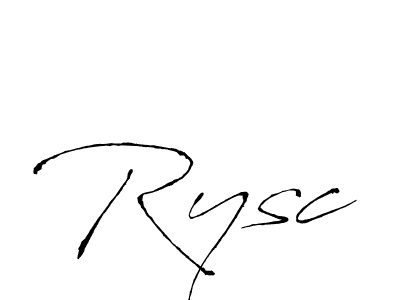 How to Draw Rysc signature style? Antro_Vectra is a latest design signature styles for name Rysc. Rysc signature style 6 images and pictures png