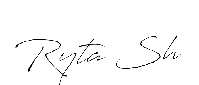 See photos of Ryta Sh official signature by Spectra . Check more albums & portfolios. Read reviews & check more about Antro_Vectra font. Ryta Sh signature style 6 images and pictures png