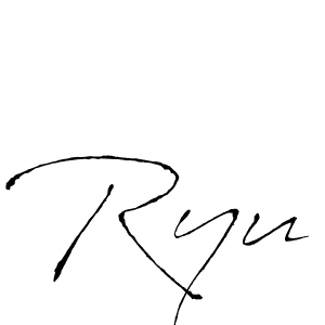 You should practise on your own different ways (Antro_Vectra) to write your name (Ryu) in signature. don't let someone else do it for you. Ryu signature style 6 images and pictures png