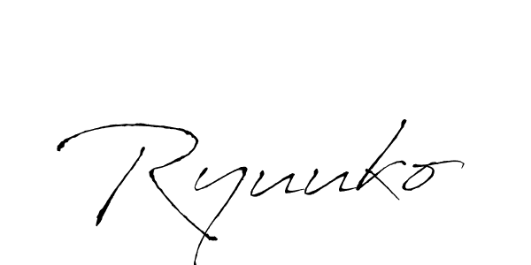 Also we have Ryuuko name is the best signature style. Create professional handwritten signature collection using Antro_Vectra autograph style. Ryuuko signature style 6 images and pictures png