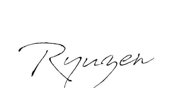 Make a beautiful signature design for name Ryuzen. Use this online signature maker to create a handwritten signature for free. Ryuzen signature style 6 images and pictures png