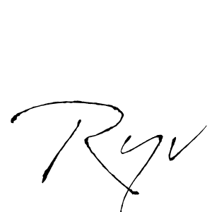 Once you've used our free online signature maker to create your best signature Antro_Vectra style, it's time to enjoy all of the benefits that Ryv name signing documents. Ryv signature style 6 images and pictures png