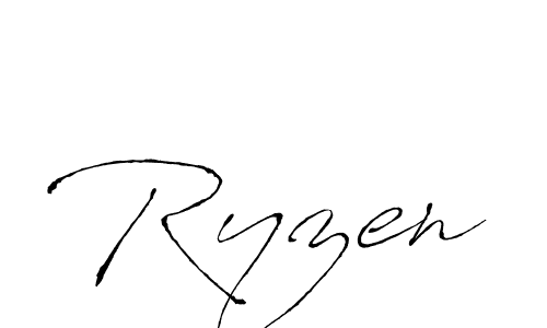 Ryzen stylish signature style. Best Handwritten Sign (Antro_Vectra) for my name. Handwritten Signature Collection Ideas for my name Ryzen. Ryzen signature style 6 images and pictures png