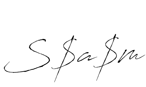 Antro_Vectra is a professional signature style that is perfect for those who want to add a touch of class to their signature. It is also a great choice for those who want to make their signature more unique. Get S$a$m name to fancy signature for free. S$a$m signature style 6 images and pictures png