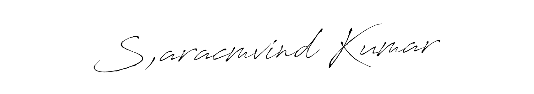 Also we have S,aracmvind Kumar name is the best signature style. Create professional handwritten signature collection using Antro_Vectra autograph style. S,aracmvind Kumar signature style 6 images and pictures png