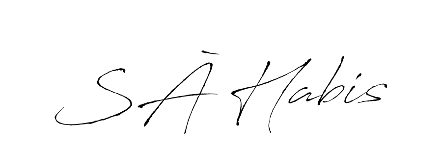 Make a beautiful signature design for name SÀ Habis. Use this online signature maker to create a handwritten signature for free. SÀ Habis signature style 6 images and pictures png
